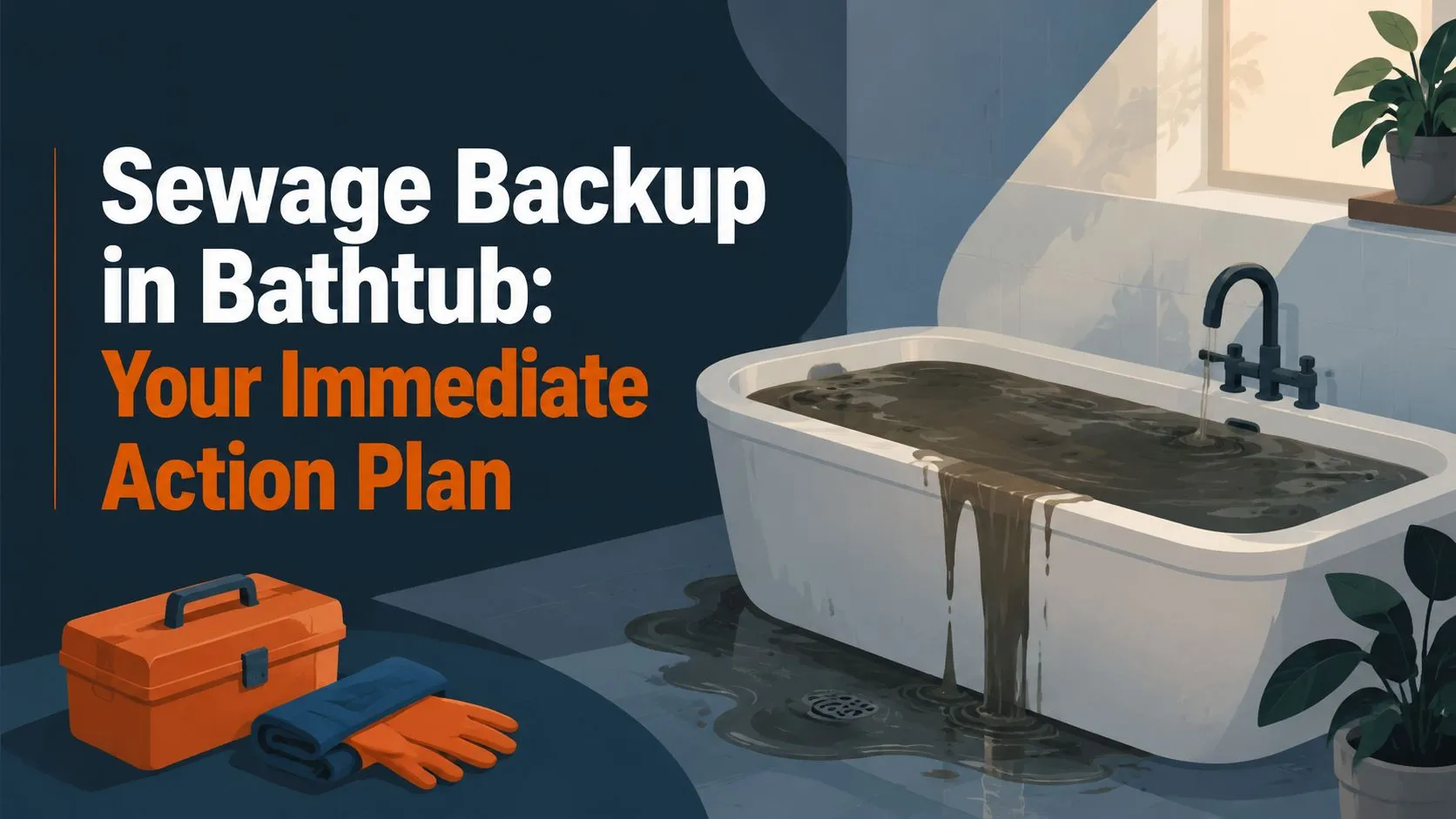 Sewage Backup in Bathtub: Your Immediate Action Plan