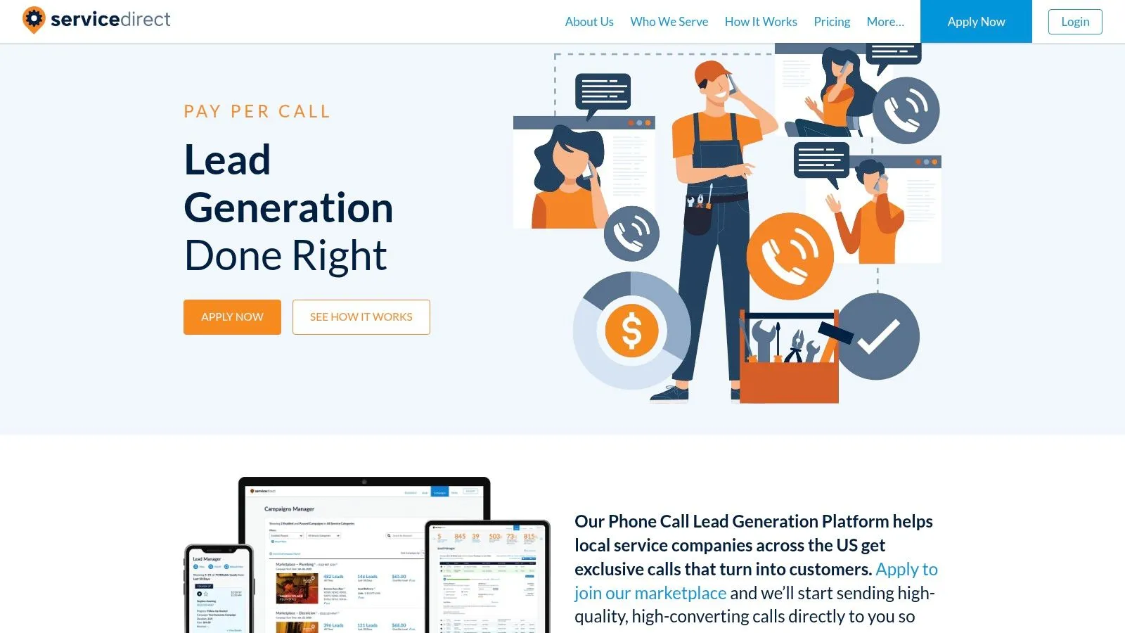 Service Direct (Pay‑Per‑Call Marketplace)