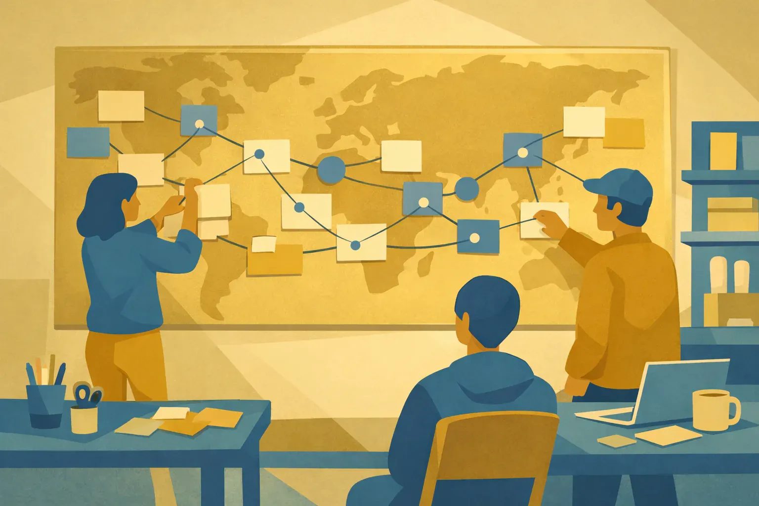 Editorial illustration for GEO Strategy Guide: How to Integrate GEO, AEO, and SEO
